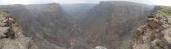 Rift Valley canyon in Djibouti